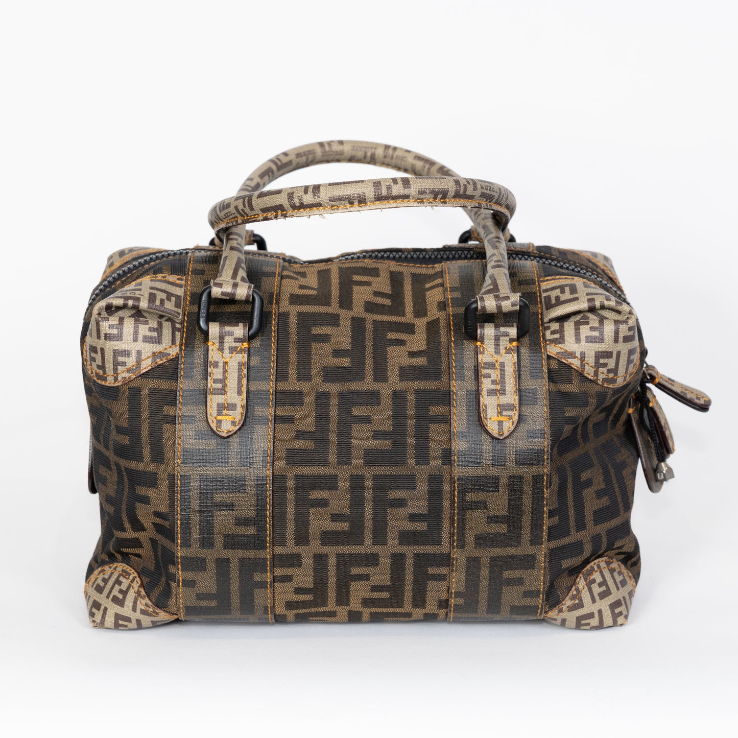 BAULETTO FENDI VINTAGE IN TELA ZUCCA MONOGRAM