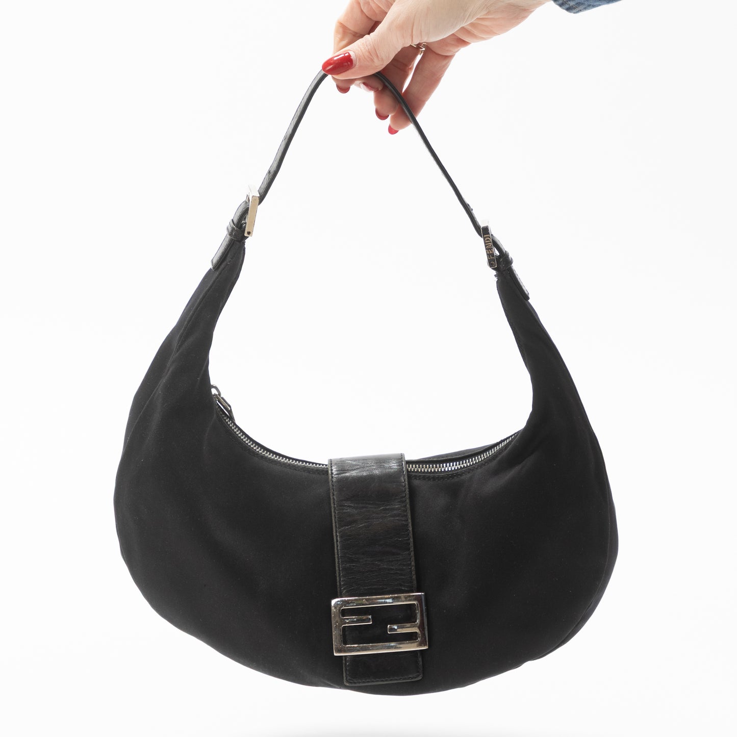 BORSA FENDI CROISSANT IN TELA