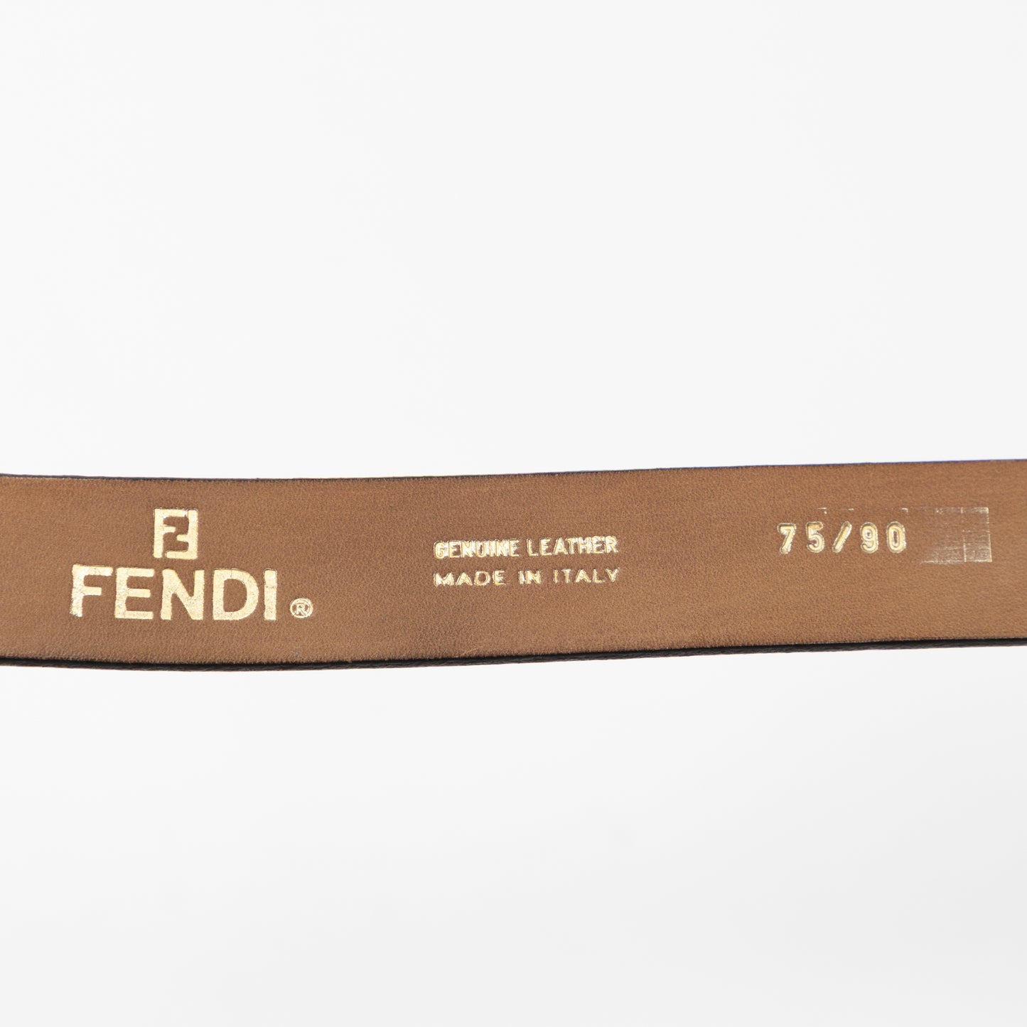 CINTURA FENDI PELLE NERA
