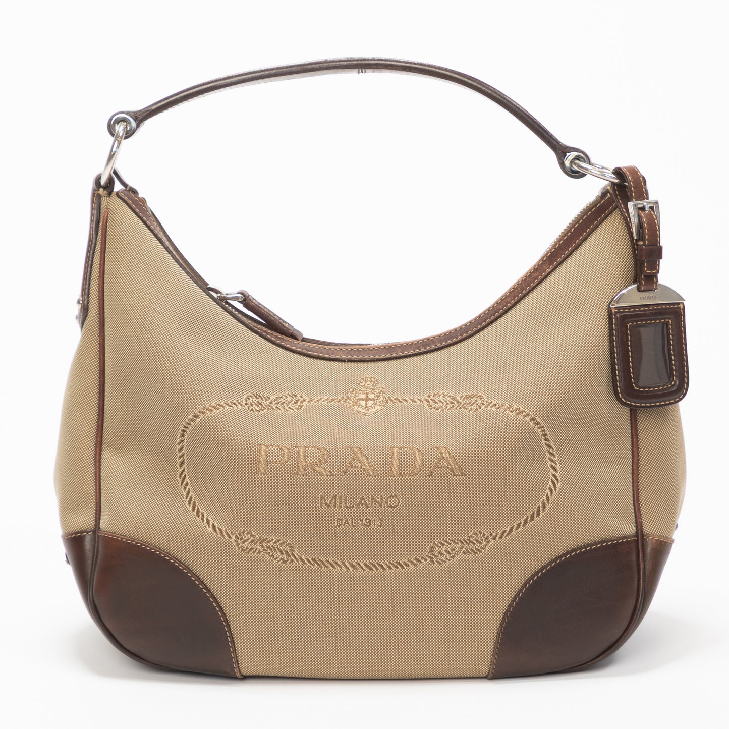 BORSA A SPALLA PRADA IN TELA