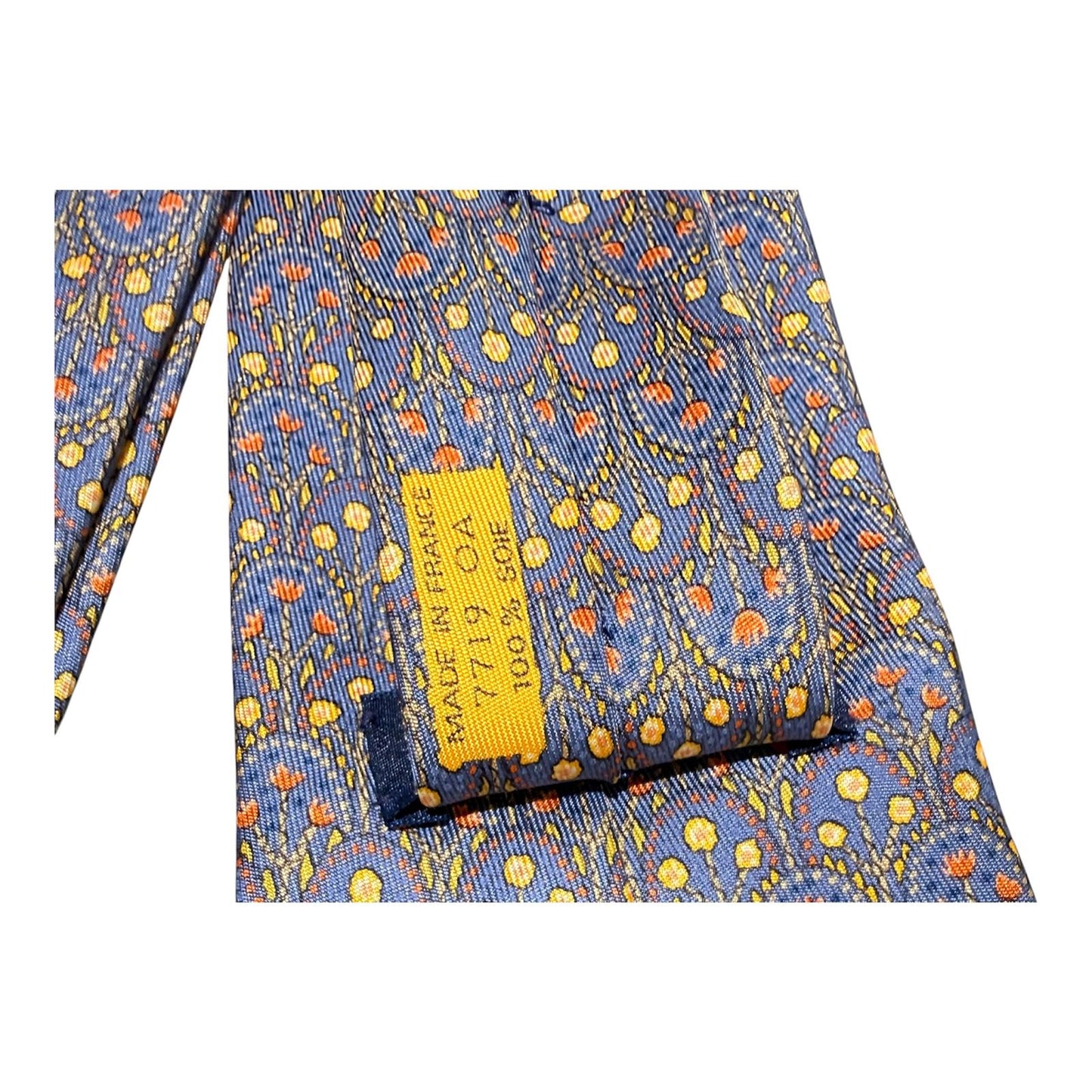 CRAVATTA HERMES MOTIVO FLOREALE