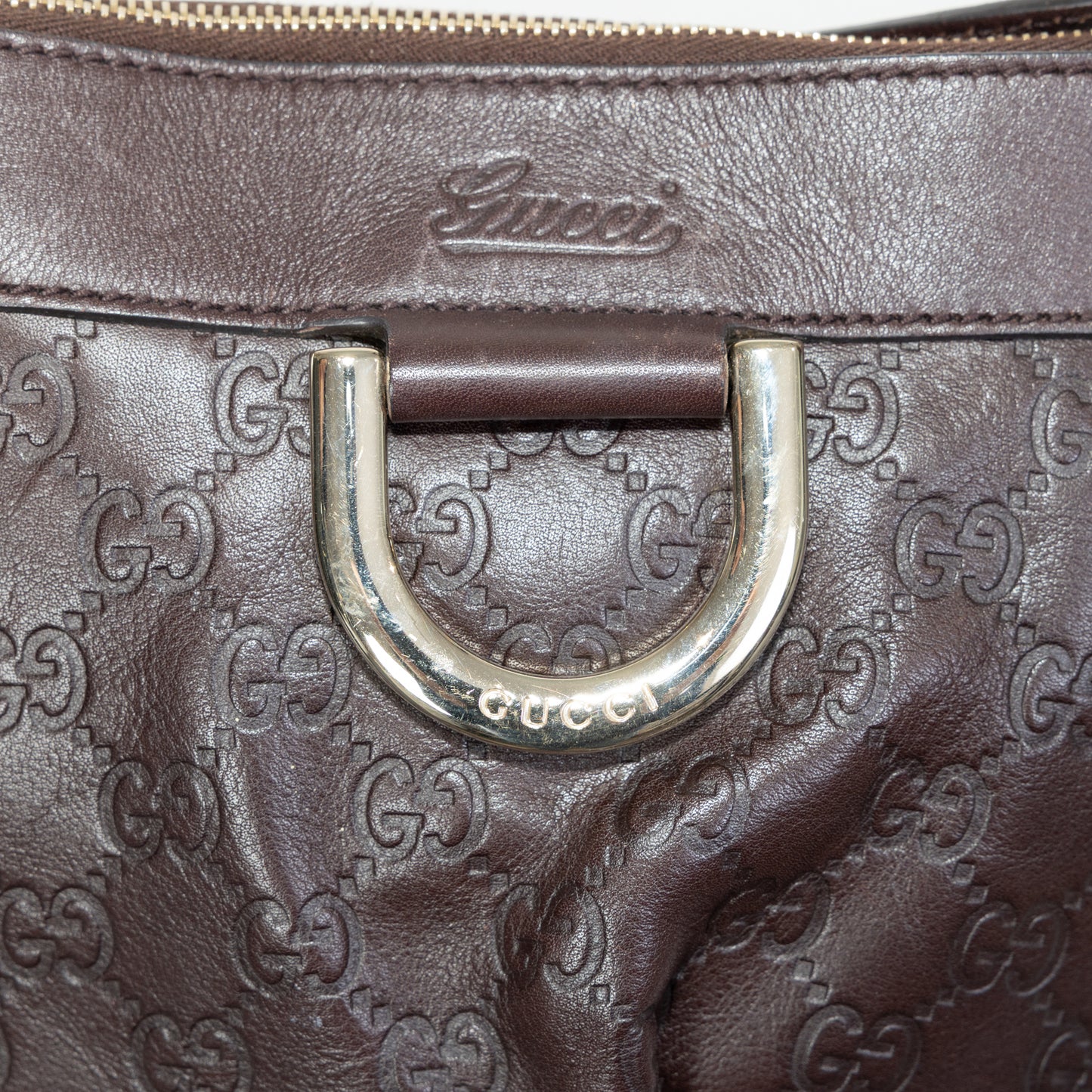 BORSA A TRACOLLA GUCCI  GUCCISSIMA ABBEY D RING