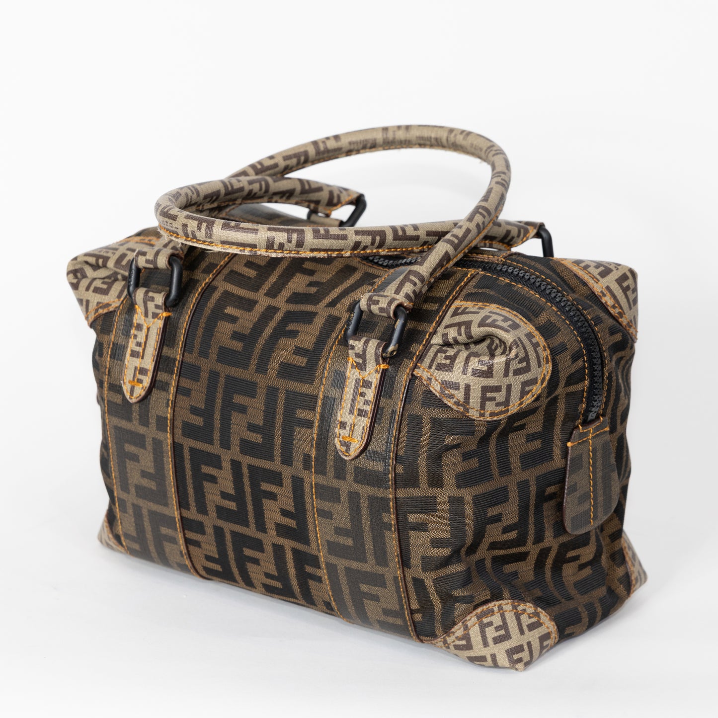 BAULETTO FENDI VINTAGE IN TELA ZUCCA MONOGRAM