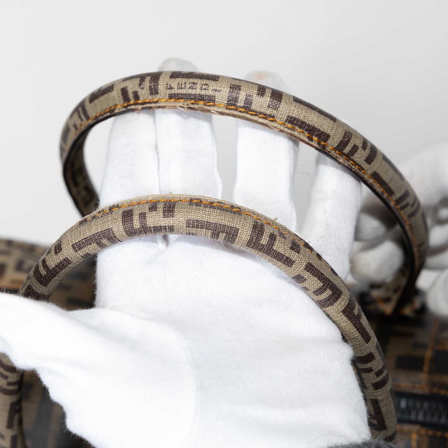 BAULETTO FENDI VINTAGE IN TELA ZUCCA MONOGRAM