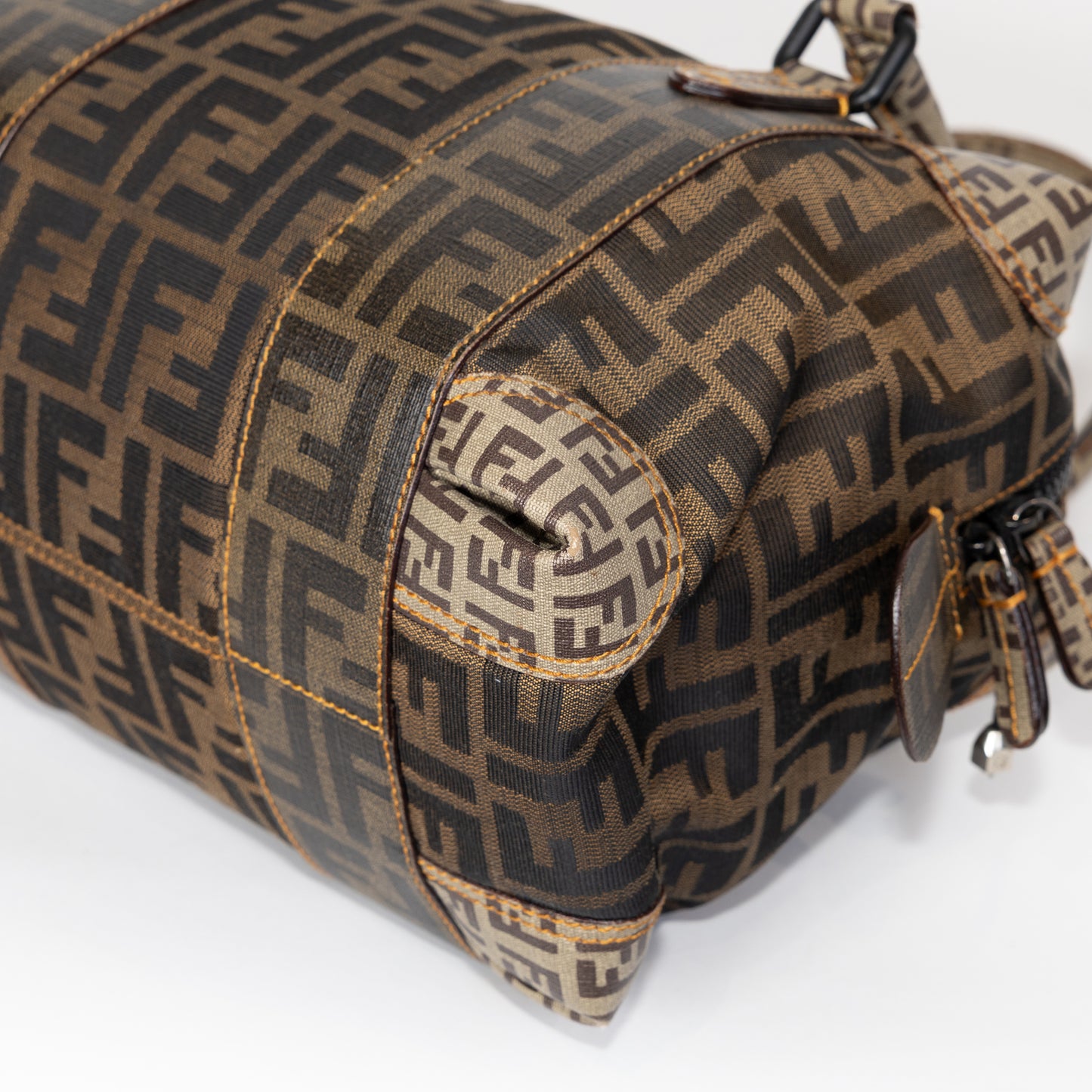 BAULETTO FENDI VINTAGE IN TELA ZUCCA MONOGRAM