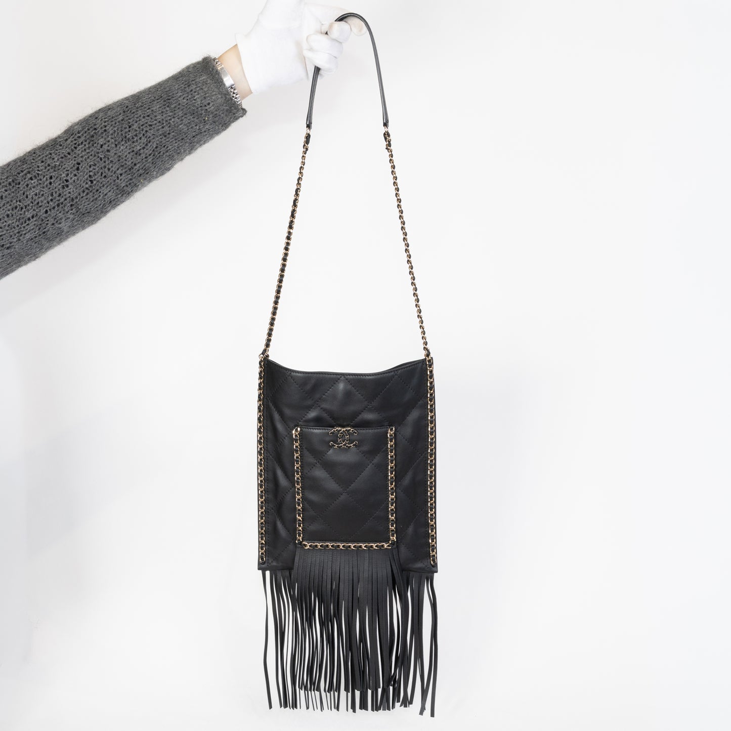 BORSA CHANEL FRINGE HOBO