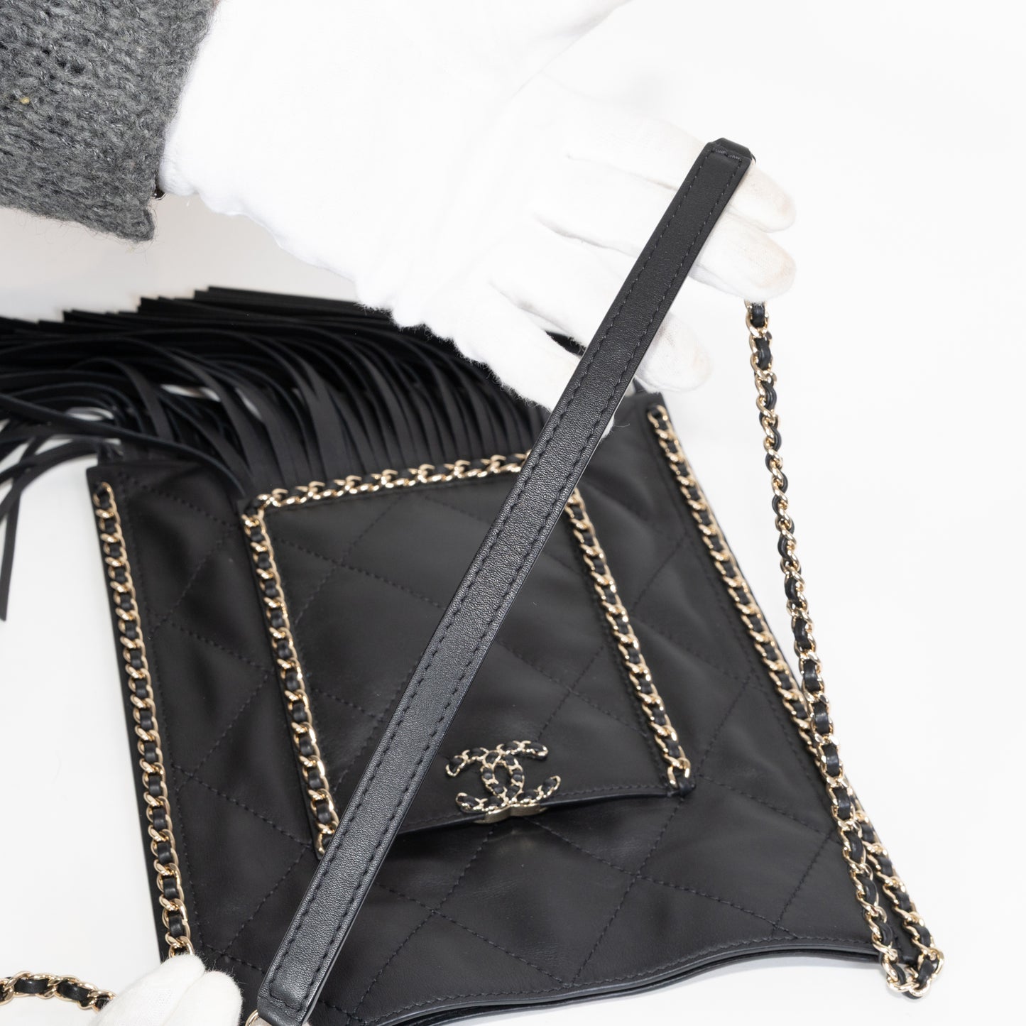 BORSA CHANEL FRINGE HOBO