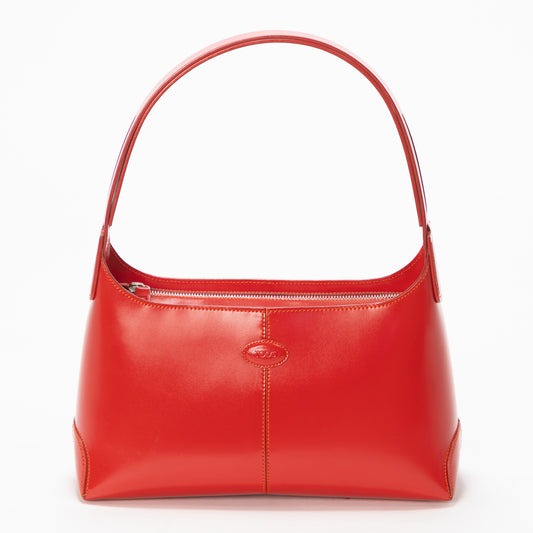 BORSA HOBO TOD'S PELLE ROSSA