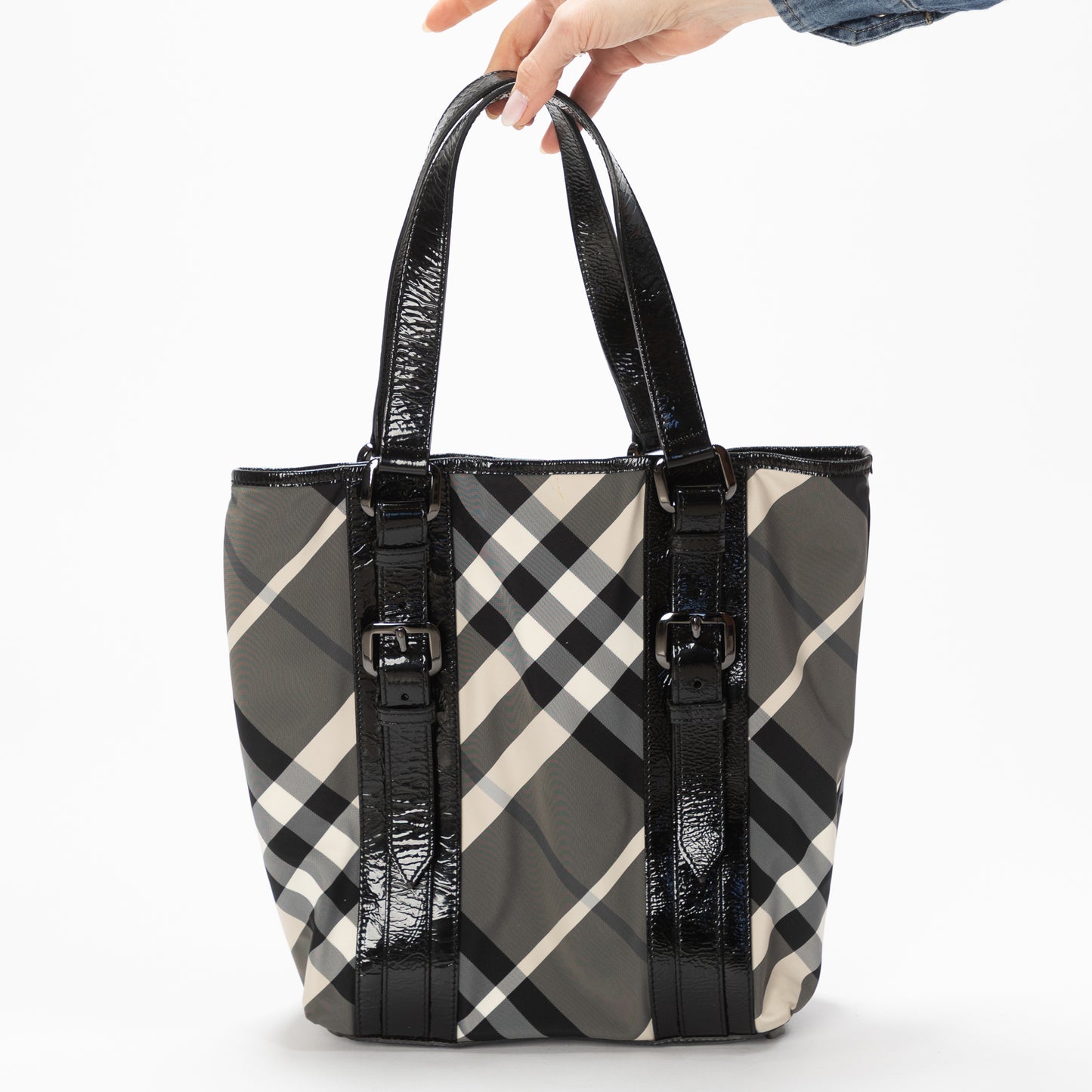 BORSA BURBERRY SMOCKED TELA CECK