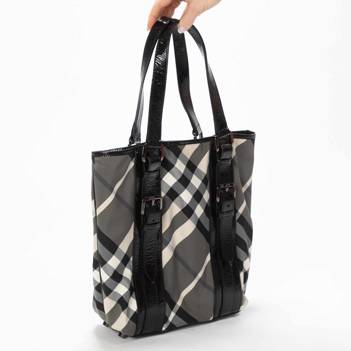 BORSA BURBERRY SMOCKED TELA CECK