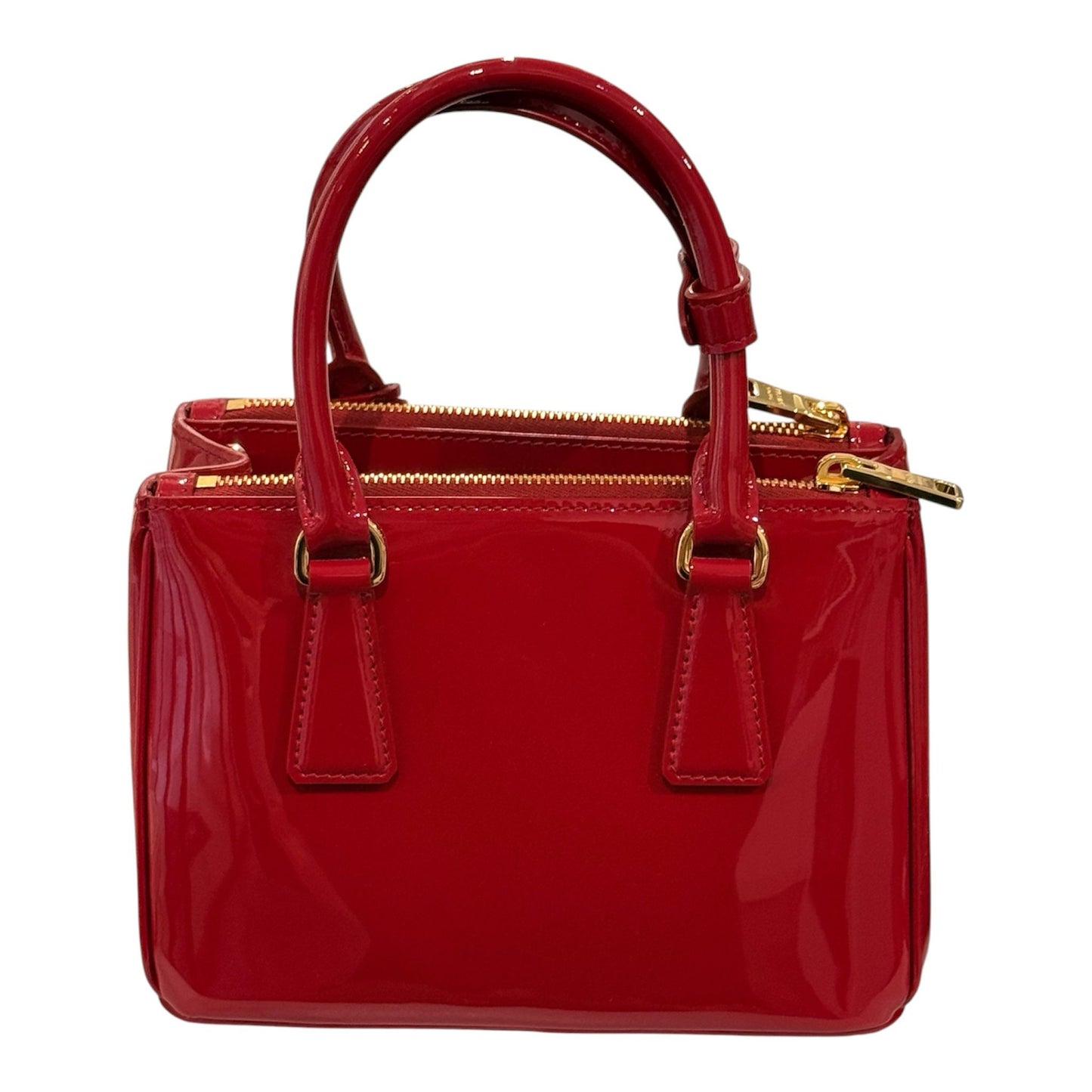 BORSA PRADA GALLERIA MINI IN PELLE VERNICIATA