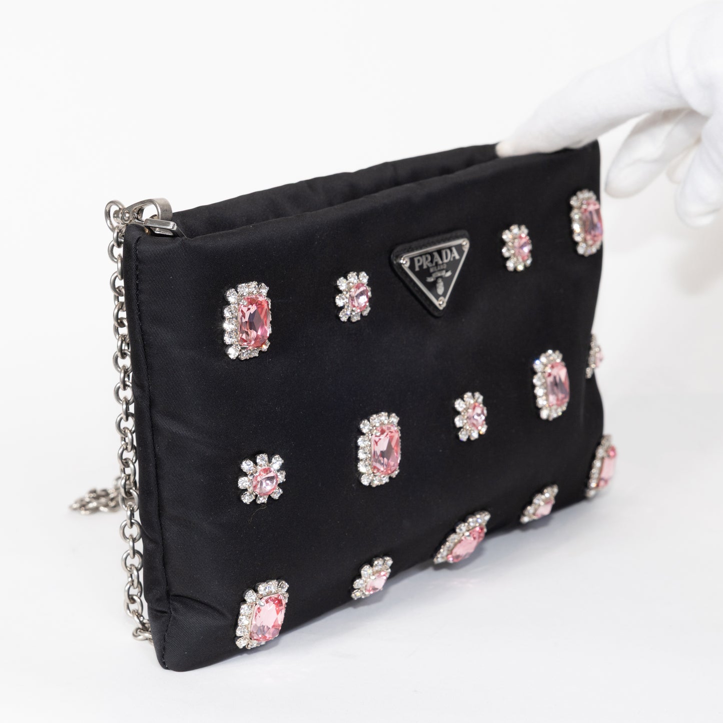 POCHETTE PRADA CRYSTAL  EMBELLISHED