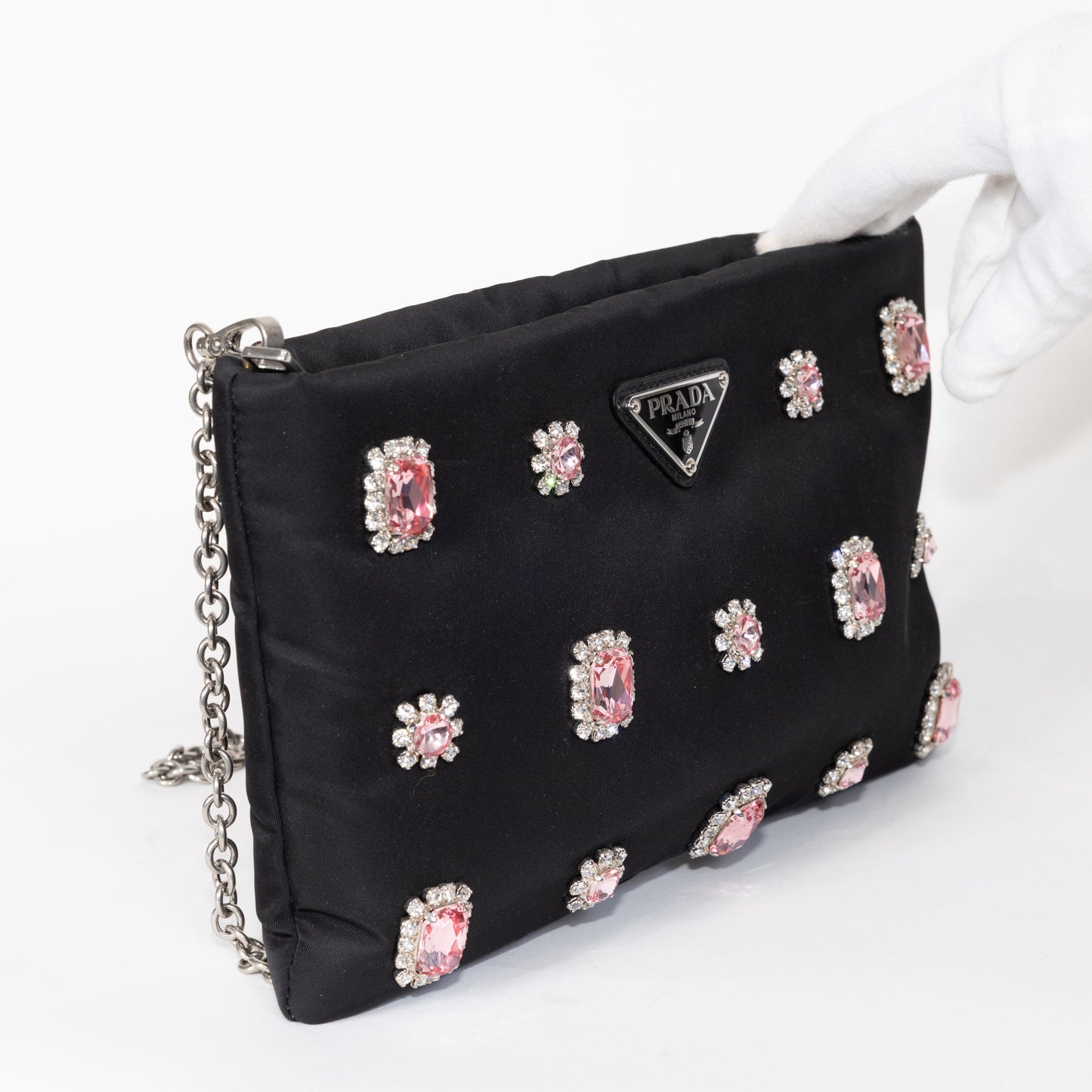 POCHETTE PRADA CRYSTAL  EMBELLISHED