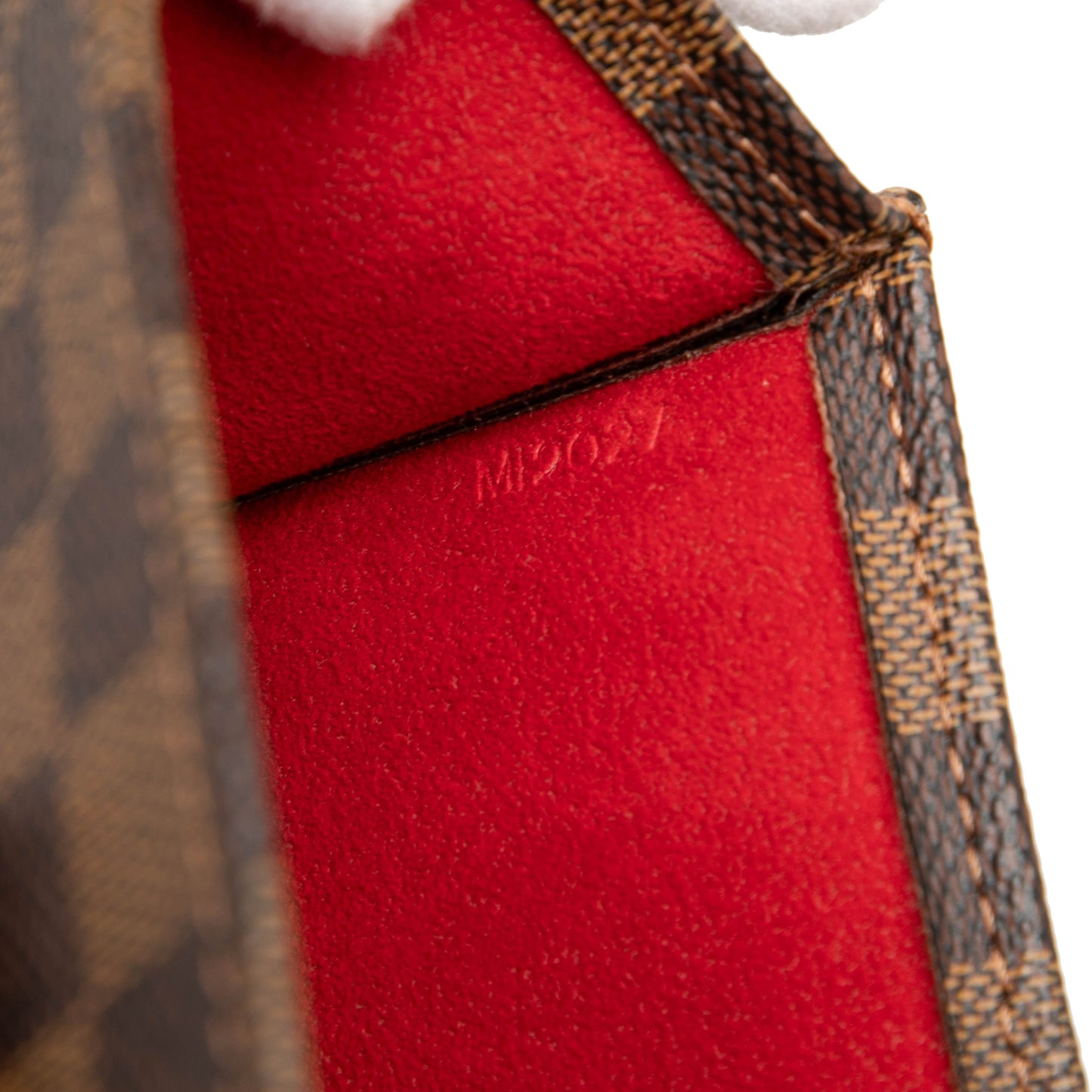 LOUIS VUITTON "SAC PLAT" DAMIER EBENE