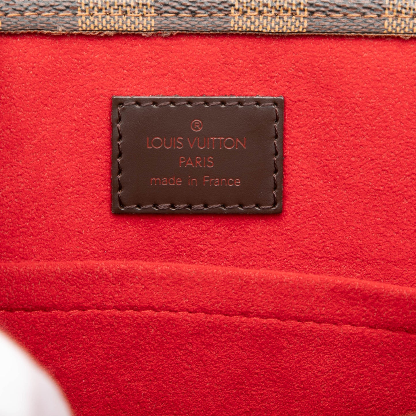 LOUIS VUITTON "SAC PLAT" DAMIER EBENE