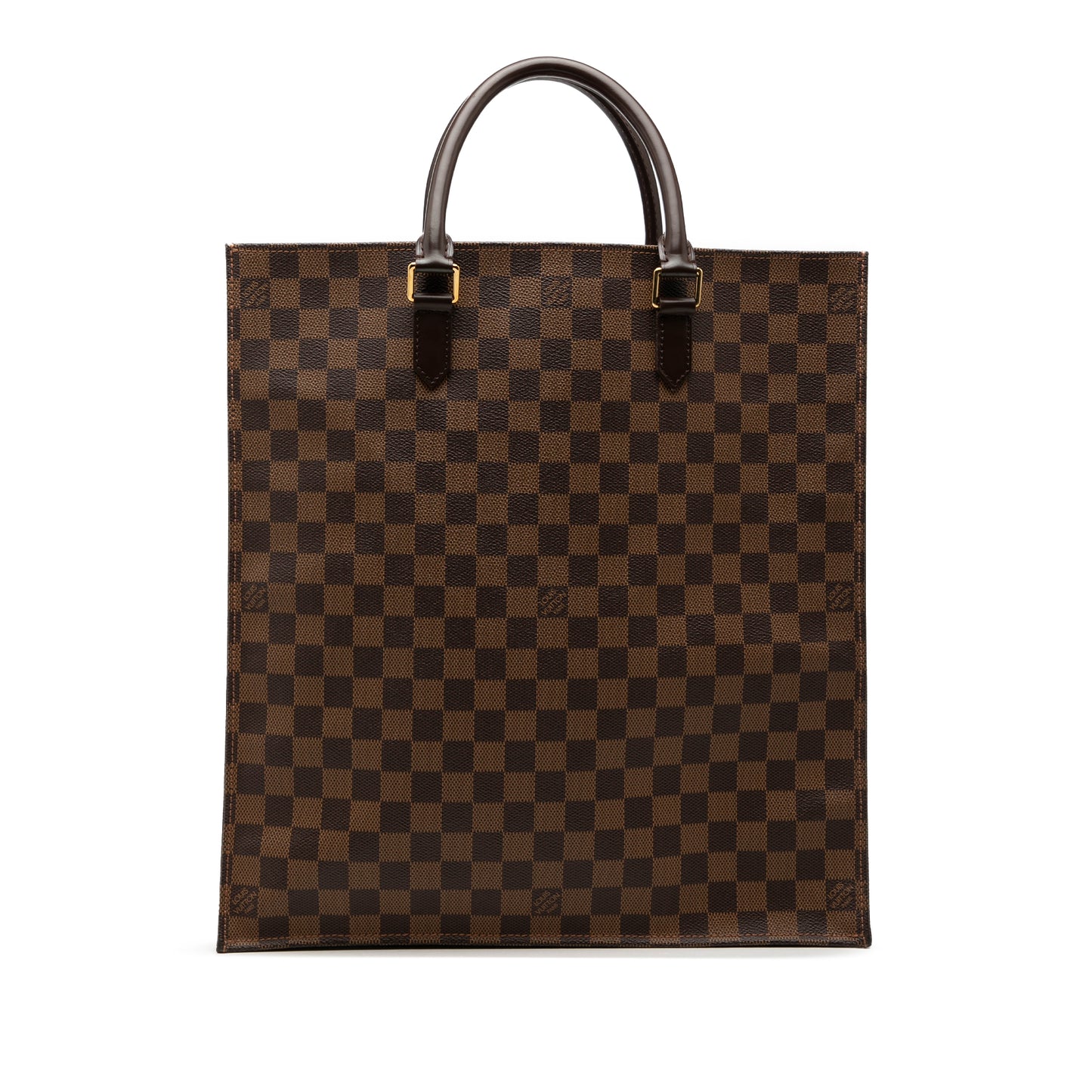 LOUIS VUITTON "SAC PLAT" DAMIER EBENE