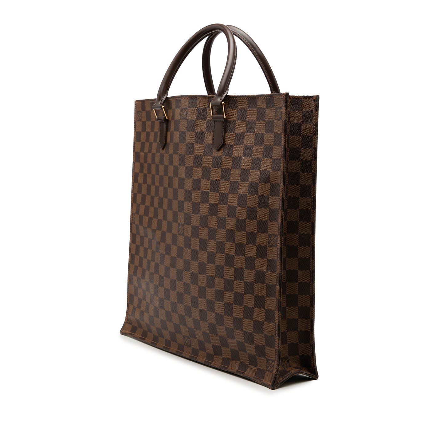 LOUIS VUITTON "SAC PLAT" DAMIER EBENE