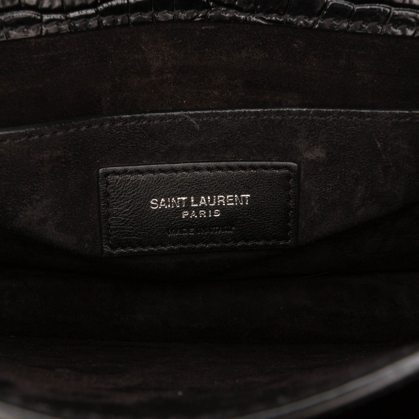 BORSA SAINT LAURENT MEDIA "SUNSET" STAMPA COCCO