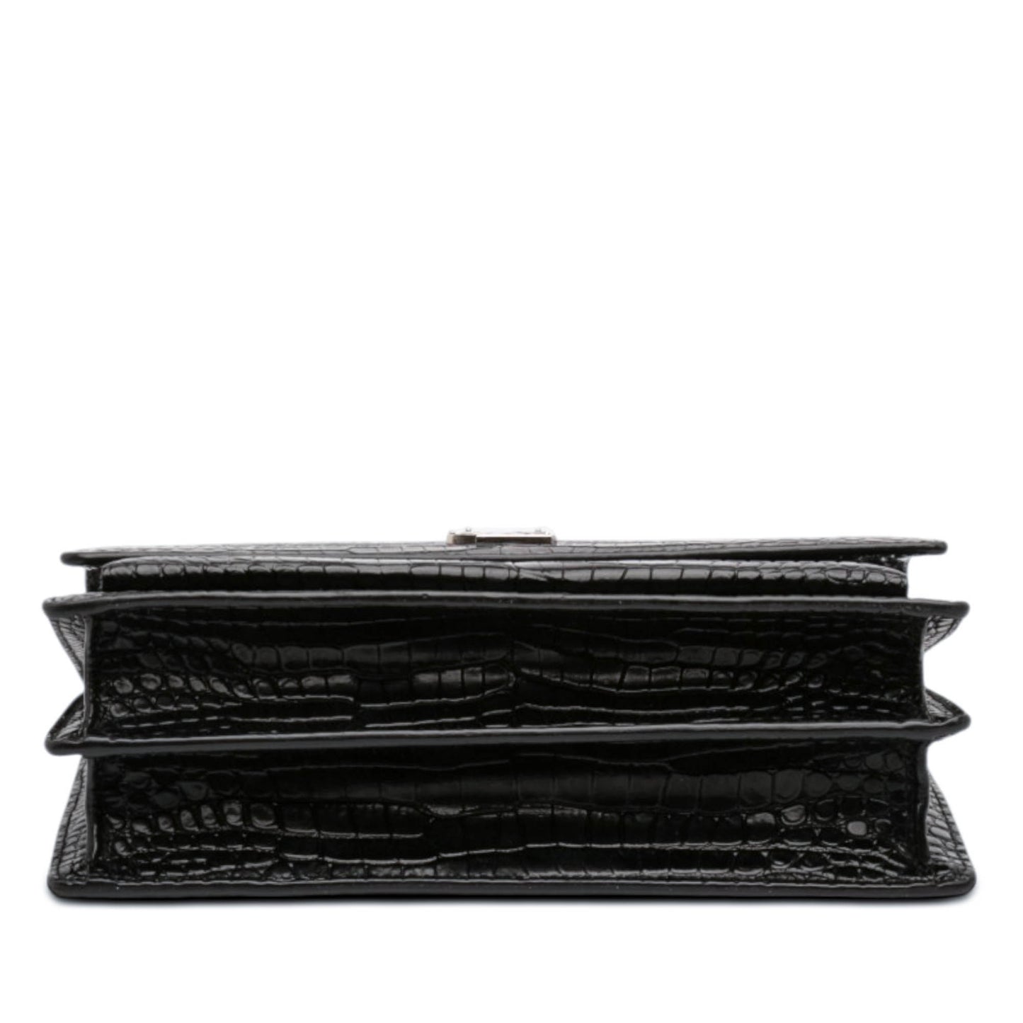 BORSA SAINT LAURENT MEDIA "SUNSET" STAMPA COCCO