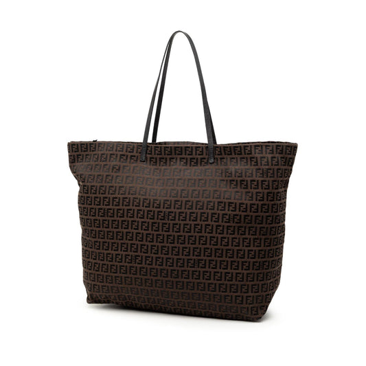 BORSA TOTE FENDI IN TELA ZUCCHINO