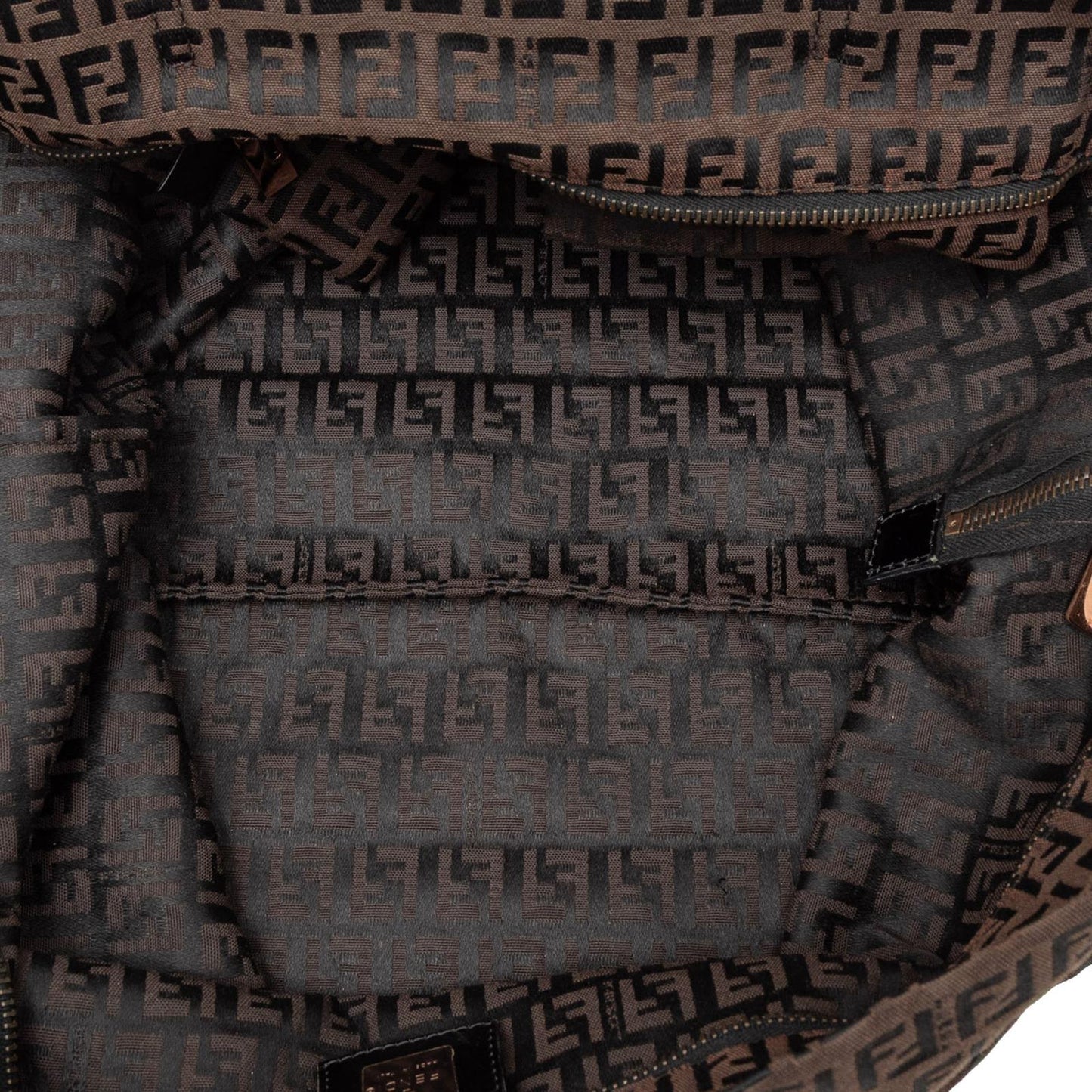 BORSA TOTE FENDI IN TELA ZUCCHINO
