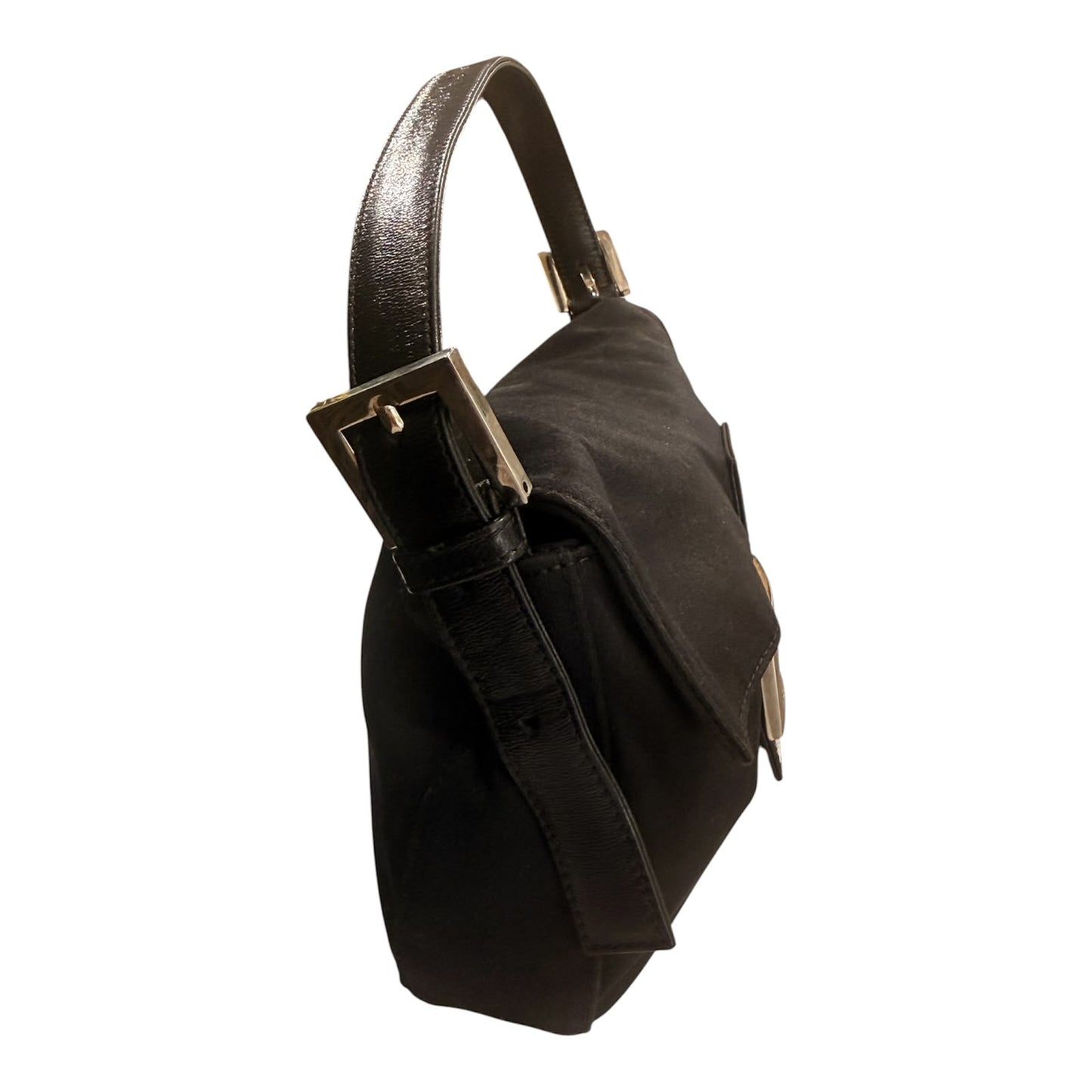 BAGUETTE FENDI IN NEOPRENE NERO