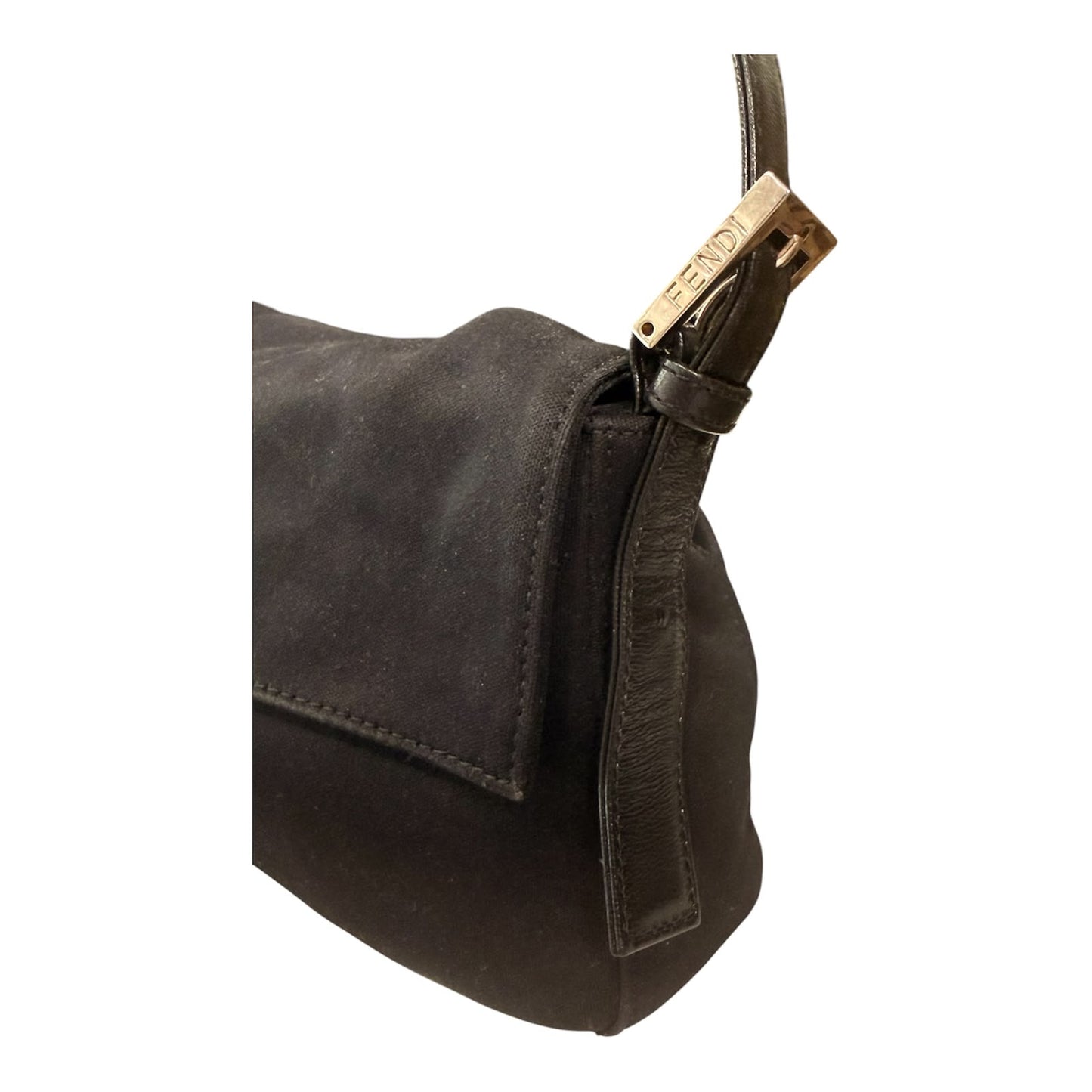 BAGUETTE FENDI IN NEOPRENE NERO