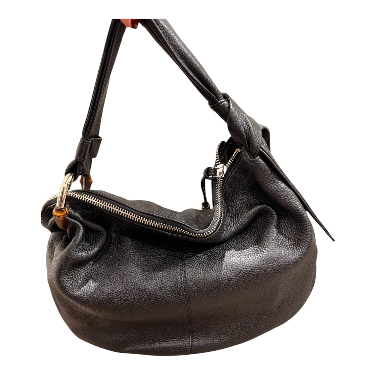 BORSA GUCCI BAMBOO TASSEL HOBO BAG