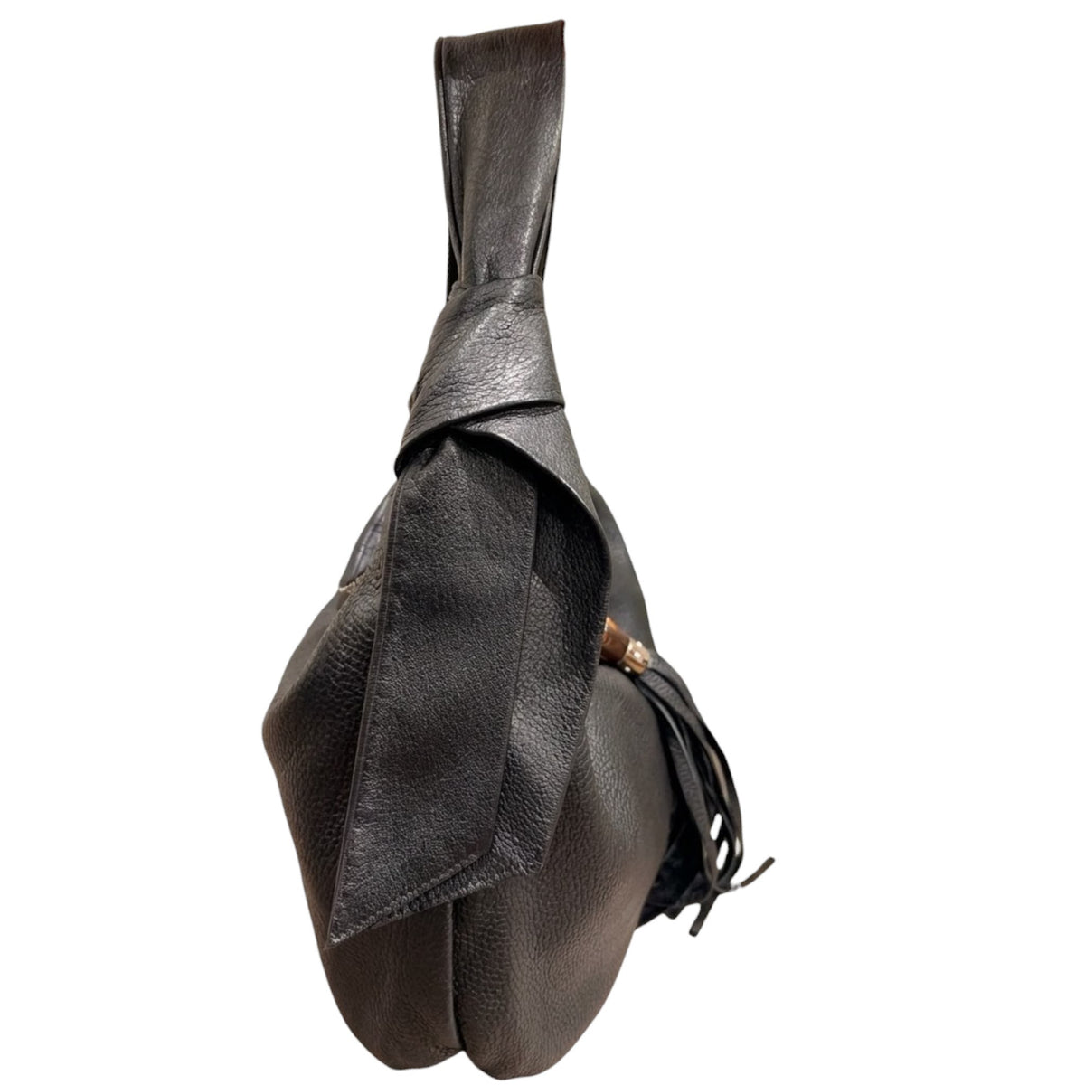 BORSA GUCCI BAMBOO TASSEL HOBO BAG