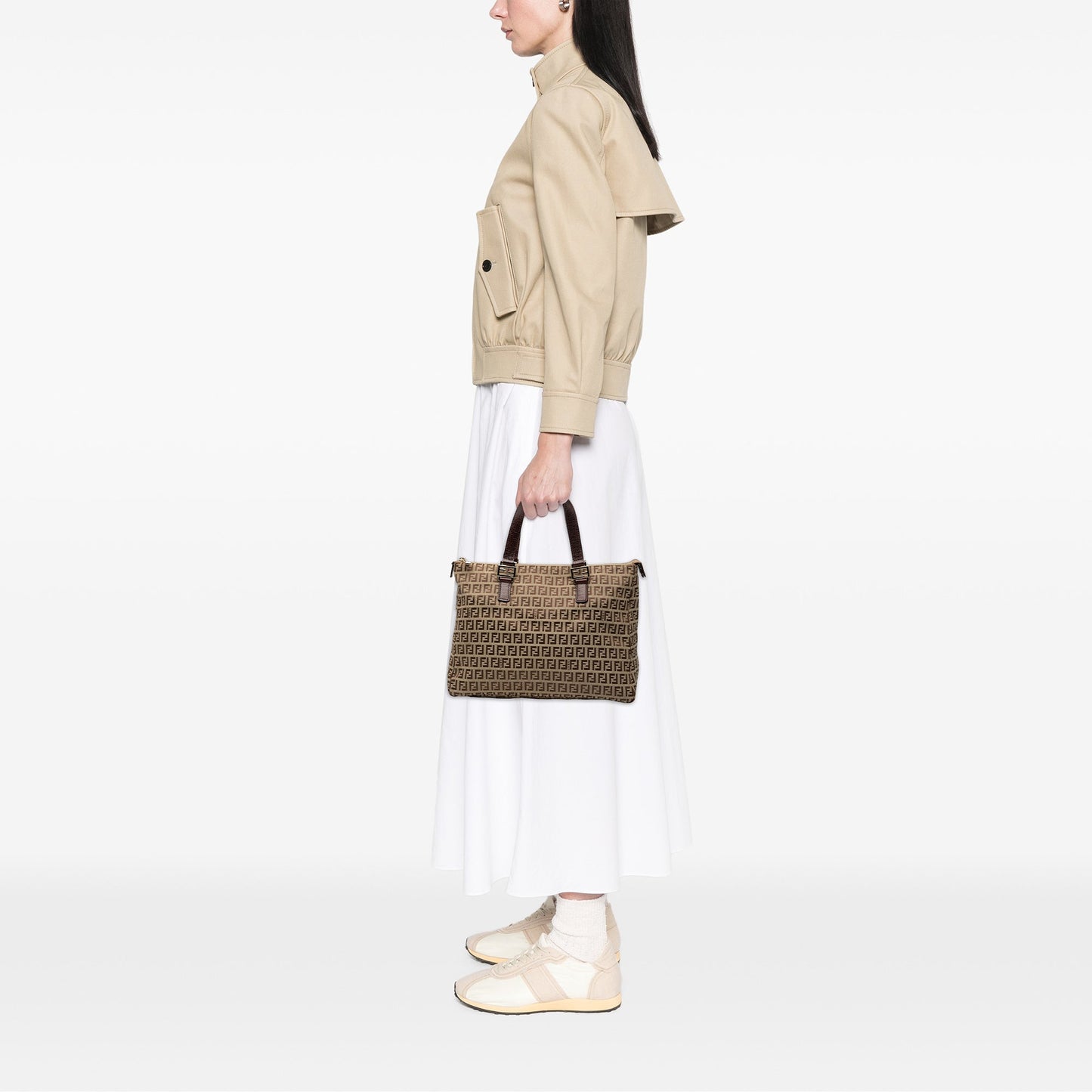 BORSA FENDI ZUCCHINO CANVAS TOTE